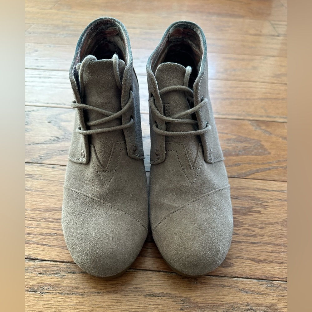 TOMS Wedge Booties